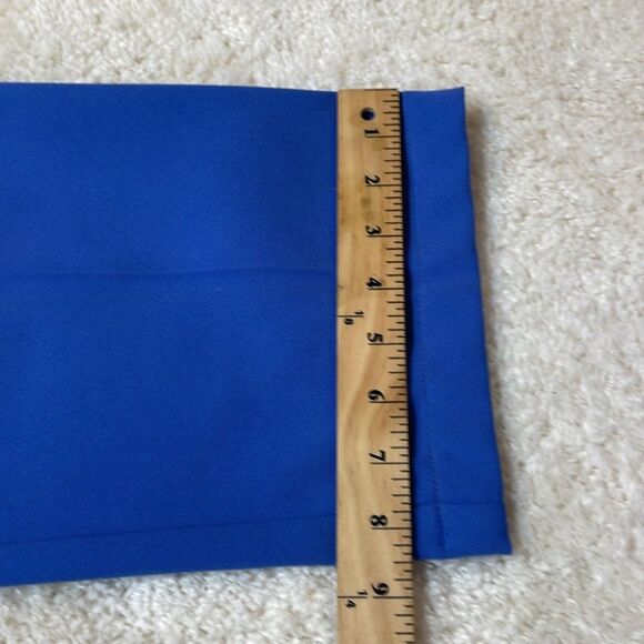 St John Sport by Marie Gray Royal Blue Straight Leg Pants Trousers Sz 10 - Picture 7 of 7